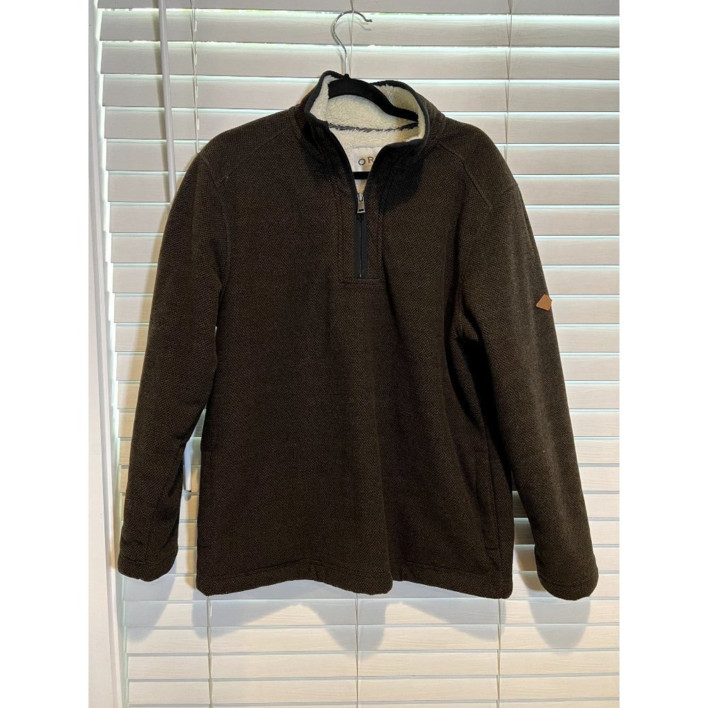 Orvis Sherpa Lined Men's Sweater - Size M
